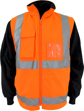 Picture of DNC Workwear Hi Vis Day/Night Taped "H" Pattern Vest (3965)