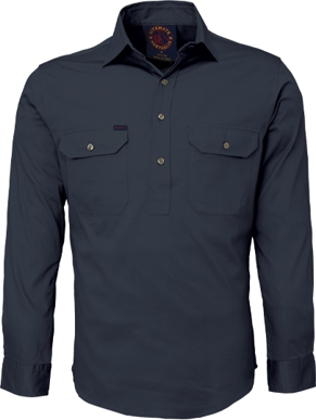 Picture of Ritemate Workwear Closed Front Long Sleeve Shirt (RM100CF)