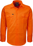 Picture of Ritemate Workwear Vented Lightweight Open Front Long Sleeve Shirt (RM108V3)