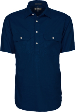 Picture of Ritemate Workwear Pilbara Mens Closed Front Short Sleeve Shirt (RM200CFS)