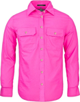 Picture of Ritemate Workwear Pilbara Womens Open Front Long Sleeve Shirt (RM600BT)