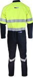Picture of DNC Workwear Inherent FR PPE2 Day/Night 2 Tone Coveral Long Sleeve Coverall (3481)
