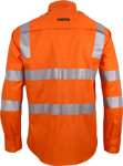 Picture of DNC Workwear Hi Vis Segment Taped Coolight VIC Rail Shirt (3643)