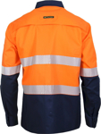 Picture of DNC Workwear Hi Vis 2 Tone Segment Taped Coolight Shirt (3648)