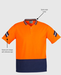 Picture of Syzmik Mens Hi Vis Astro Short Sleeve Polo (ZH245)