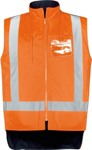 Picture of Syzmik Mens Hi Vis X Back 4 In 1 Waterproof Jacket (ZJ616)