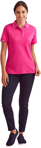 Picture of Bizcare Womens Pink Polo (CST313LS)