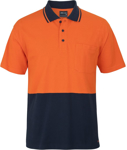 Picture of JB's Wear Hi Vis Short Sleeve Cotton Pique Traditional Polo (6HVQS)
