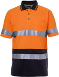 Picture of JB's Wear Hi Vis Short Sleeve Day & Night Traditional Polo (6HVST)