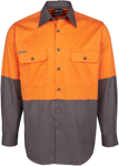Picture of JB's Wear Hi Vis Long Sleeve 150G Work Shirt (6HWSL)