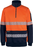 Picture of JB's Wear Hi Vis 1/2 Zip Segmented Tape Fleece (6DPS)