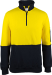 Picture of JB's Wear Hi Vis 310 Cotton 1/2 Zip Fleece (6HVFM)