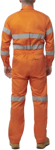 Picture of King Gee Originals Hi Vis Lightweight Reflective Drill Work Overalls (K51305)