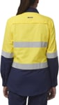 Picture of King Gee Womens Workcool Vented Spliced Taped Long Sleeve Shirt (K44227)