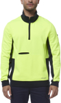 Picture of King Gee Hi Vis Spliced 1/4 Zip Fleece Jumper (K55047)