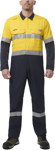 Picture of King Gee ShieldTec FR Hi Vis Two Tone Coverall - FR Taped (Y00055)