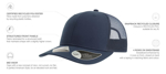 Picture of Atlantis Caps Bryce Recycled Trucker Cap (25 Pack)