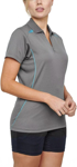 Picture of Winning Spirit Womens Sustainable Contrast Short Sleeve Polo (PS94)
