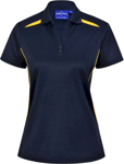 Picture of Winning Spirit Womens Sustainable Contrast Short Sleeve Polo (PS94)