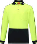 Picture of Australian Industrial Wear Unisex Hi Vis Sustainable Cool Breeze Safety Polo (SW90)