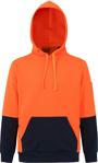 Picture of Australian Industrial Wear Unisex Hi Vis Two Tone Water Resistant Fleece Hoodie (SW91)