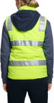 Picture of Australian Industrial Wear Unisex Hi Vis Hooded Puffer Vest (SW93)
