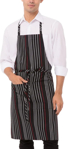 Picture of Chef Works Striped Bib Apron (A550)