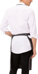 Picture of Chef Works Striped Bib Apron (A550)