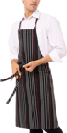 Picture of Chef Works Striped Bib Apron (A550)