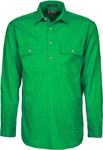 Picture of Ritemate Workwear Mens Pilbara Heavy Weight Closed Front Long Sleeve Shirt (RM800CF)