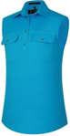 Picture of Ritemate Workwear Womens Pilbara Closed Front Sleeveless Shirt (RM900CF)