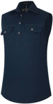 Picture of Ritemate Workwear Womens Pilbara Closed Front Sleeveless Shirt (RM900CF)