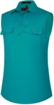 Picture of Ritemate Workwear Womens Pilbara Closed Front Sleeveless Shirt (RM900CF)