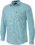 Picture of Ritemate Workwear Mens Pilbara Check Single Pocket Long Sleeve Shirt (RMPC114)