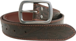 Picture of Ritemate Workwear Pilbara Western Oval Buckle Tooled Leather Belt (RMPW005)