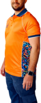 Picture of Trademutt Unisex RPET Pearler Orange Short Sleeve Polo (TM-21545)