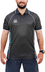 Picture of Trademutt Unisex RPET Pearler Charcoal Short Sleeve Polo (TM-21544)