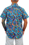 Picture of Trademutt Mens Snazzy Short Sleeve Full Print Full Button Workshirt (TM-21646)