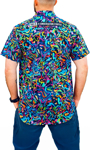 Picture of Trademutt Mens Pearler Short Sleeve Full Print Full Button Workshirt (TM-21541)