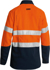 Picture of Bisley Workwear Womens TenCate Tecasafe® Plus 700 Taped Hi Vis FR Vented Shirt (BL8082T)