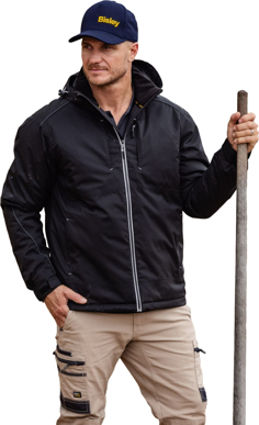 Picture of Bisley Workwear Mens Heated Jacket with Hood (BJ6743)