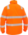 Picture of Bisley Workwear Mens Taped Hi Vis Heated Jacket with Hood (BJ6842T)
