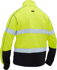 Picture of Bisley Workwear Mens Taped Hi Vis Zip Front Fleece (BK6611T)