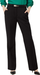 Picture of NNT Uniforms Womens Wool Blend Twill Secret Waist Regular Fit Pant - Black (CAT3YG-BLA)