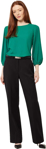 Picture of NNT Uniforms Womens Wool Blend Twill Secret Waist Regular Fit Pant - Black (CAT3YG-BLA)