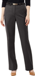 Picture of NNT Uniforms Womens Wool Blend Twill Secret Waist Regular Fit Pant - Charcoal (CAT3YG-CHA)