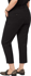 Picture of NNT Uniforms Womens Wool Blend Twill Secret Waist Slim Leg Pant - Black (CAT3YH-BLA)