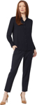 Picture of NNT Uniforms Womens Wool Blend Twill Secret Waist Slim Leg Pant - Navy (CAT3YH-NAV)