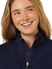 Picture of NNT Uniforms Womens Textured Fleece Zip Front Vest - Navy (CAT74N-NAV)