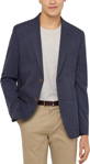 Picture of NNT Uniforms Mens Textured Jacket - Indigo (CATBES-IND)